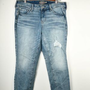 Vintage Stretch Torrid Crop Boyfriend Jeans Size 10